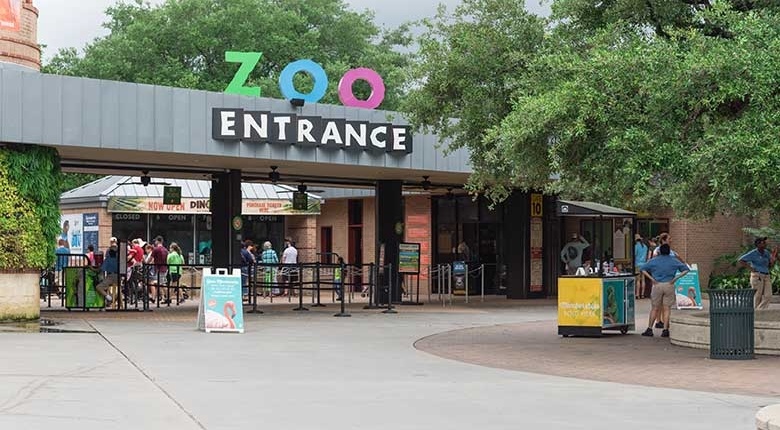 Houston Zoo - entrance