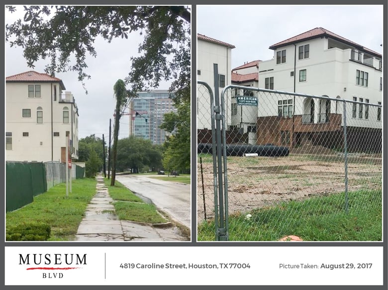 Hurricane Harvey Images: Museum BLVD