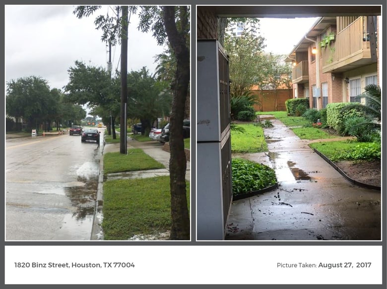 Hurricane Harvey Images: Binz Street