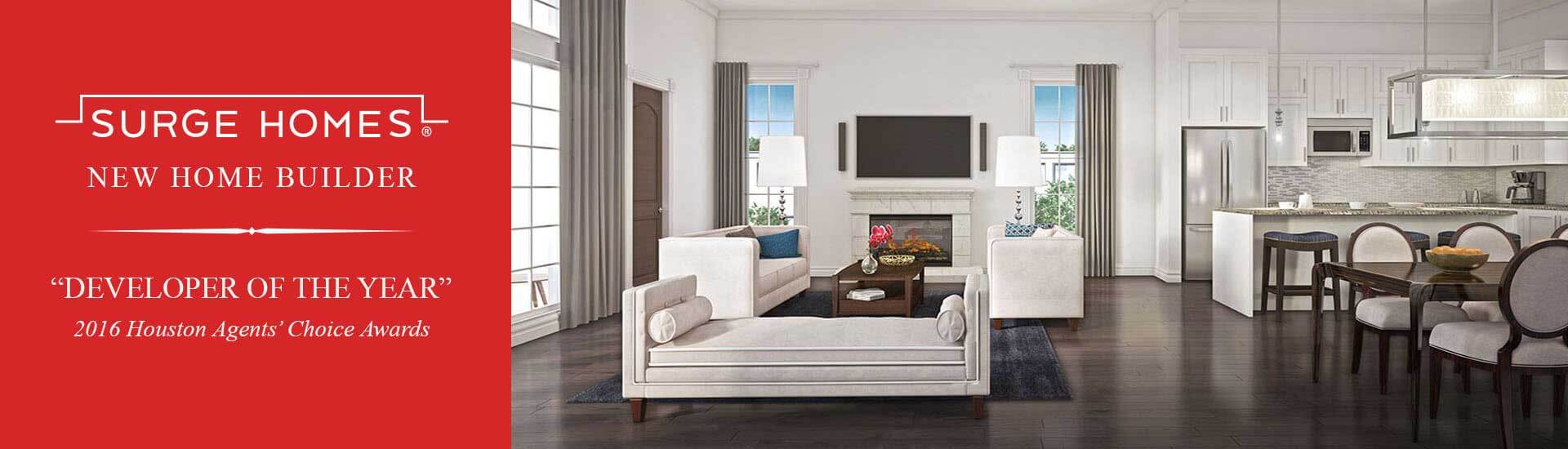 Houston New Home Developer and Builder Surge Homes