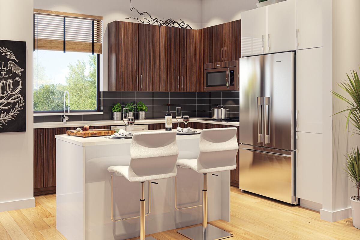 Typical Museum BLVD kitchen
