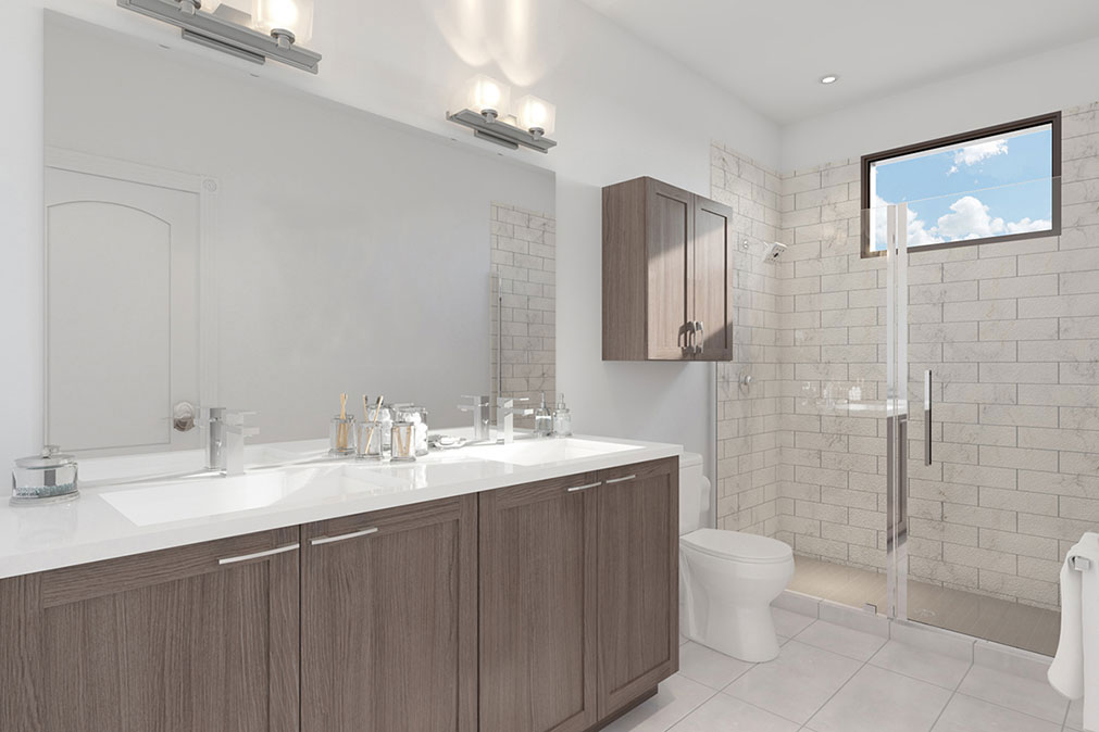 Museum BLVD - bathroom rendering